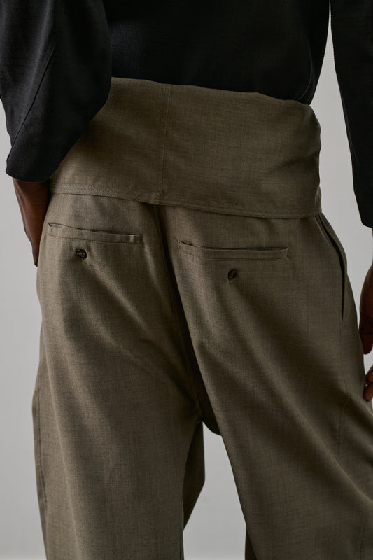 Pantalon Aloe - Gris Vert - Femme