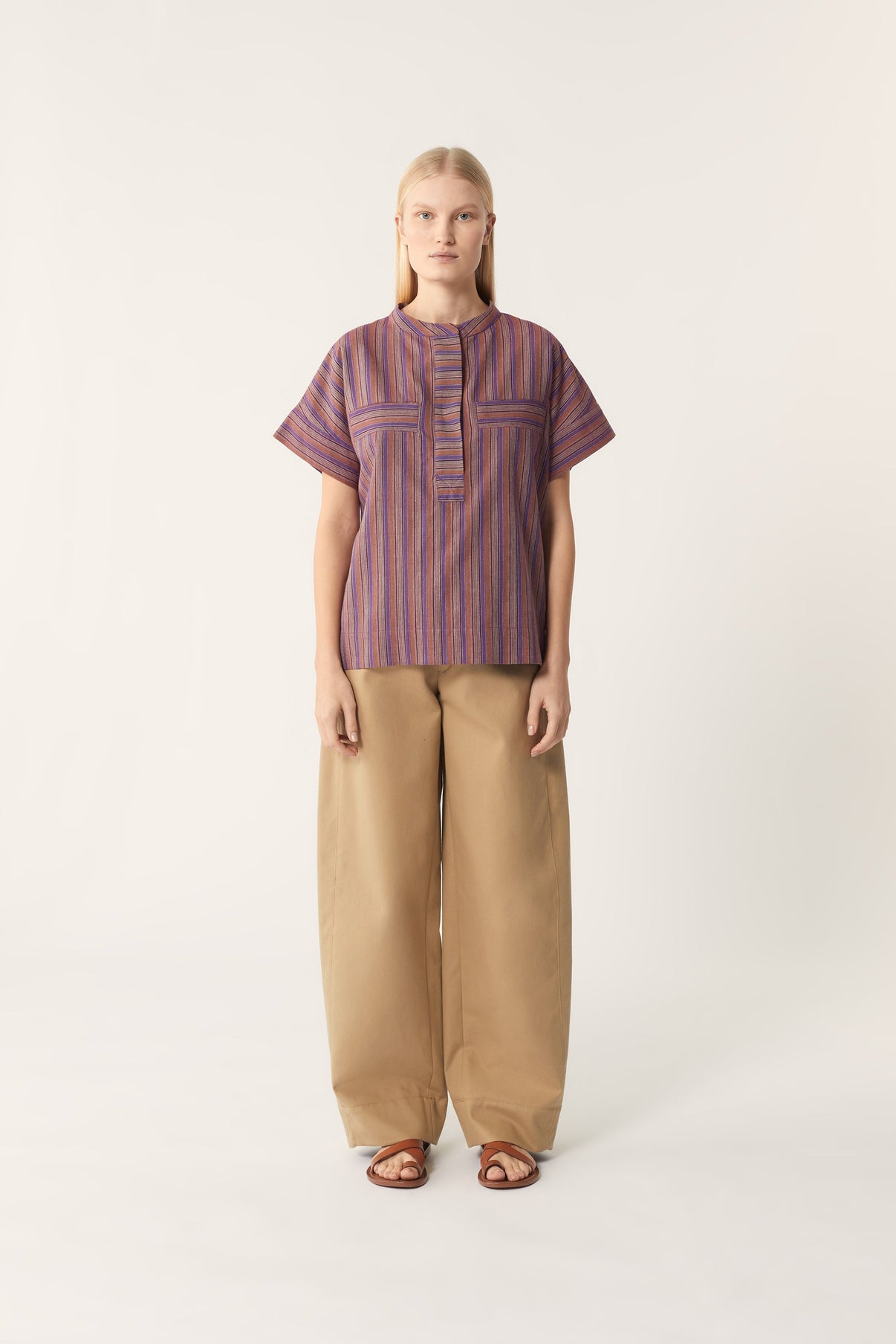 BLOUSE POSITANO VIOLETTE vue 2
