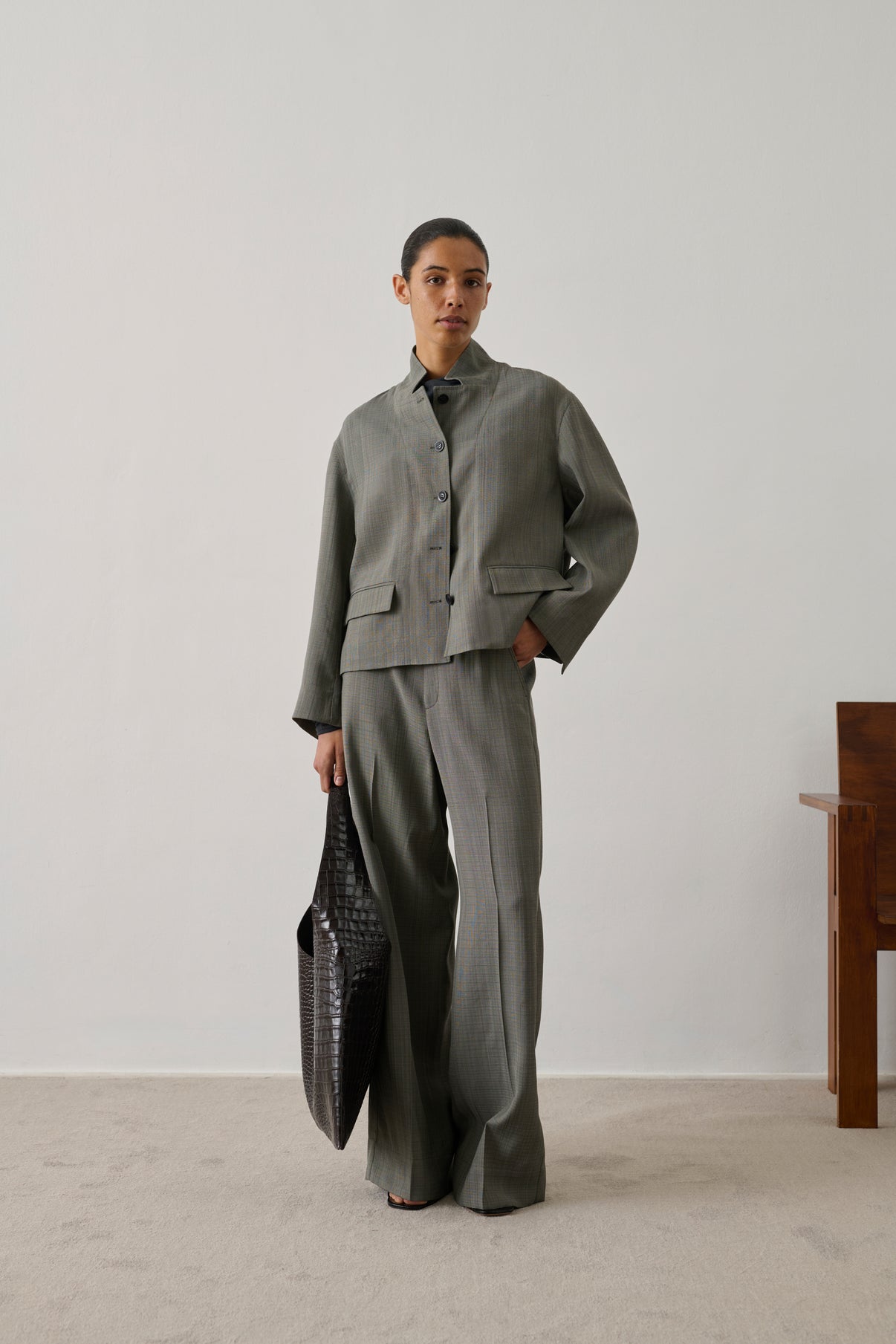 Pantalon Hippolyte - Gris - Femme vue 1