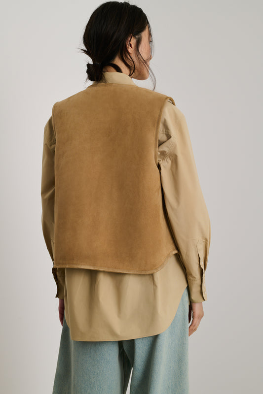 Veste Boulogne - Beige/Crème - Cuir - Femme