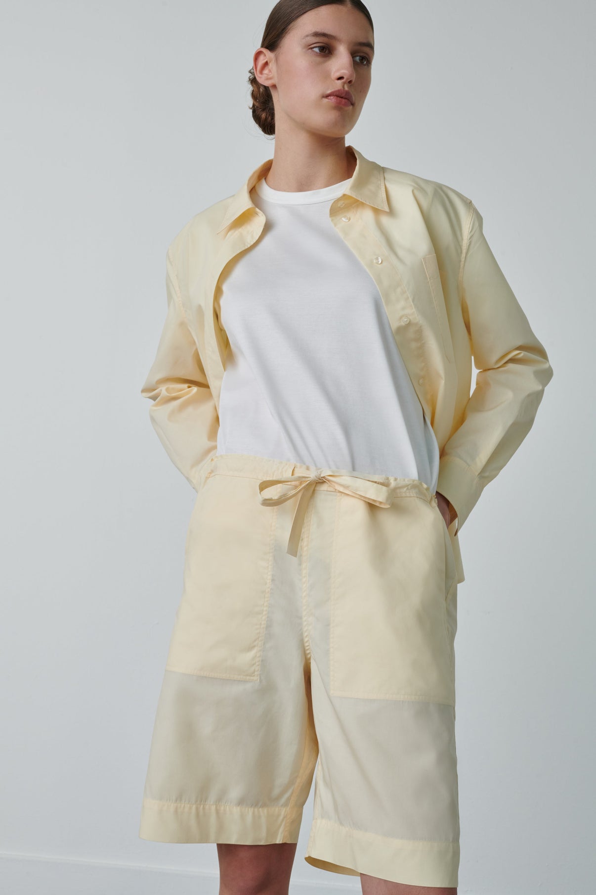 SHORT EAST SIDE ECRU vue 1