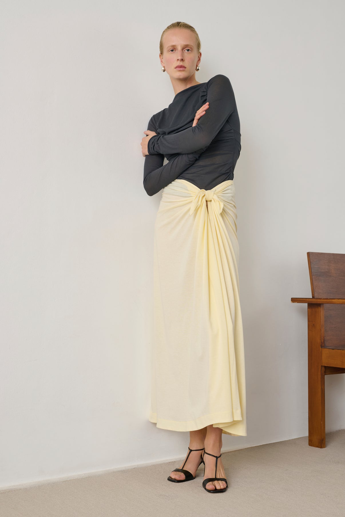 Jupe Goa - Jaune Pâle - Coton - Femme vue 5